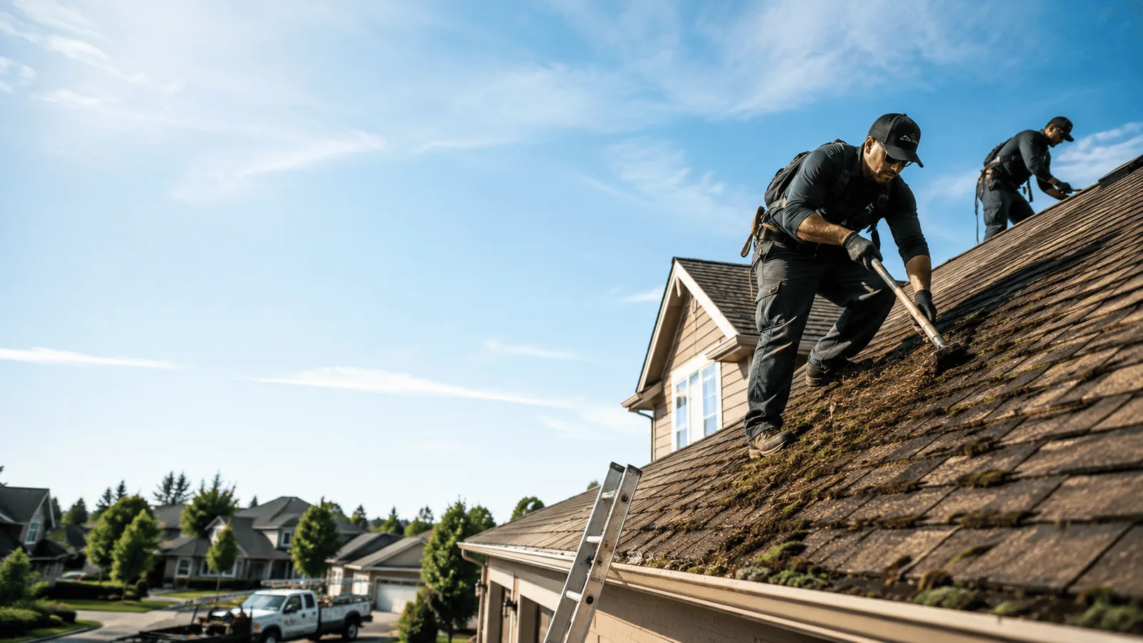 Roof Moss Removal in Burns, TN near me